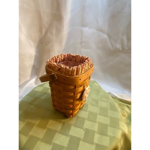 Longaberger Basket American Cancer Society 1998 Signed And Numbered Basket - Picture 16 of 16